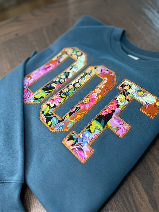 OOF Floral Appliqué