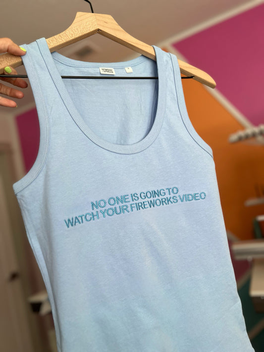 The Fireworks Video PSA: Embroidered Premium Tees, Crews & Tanks
