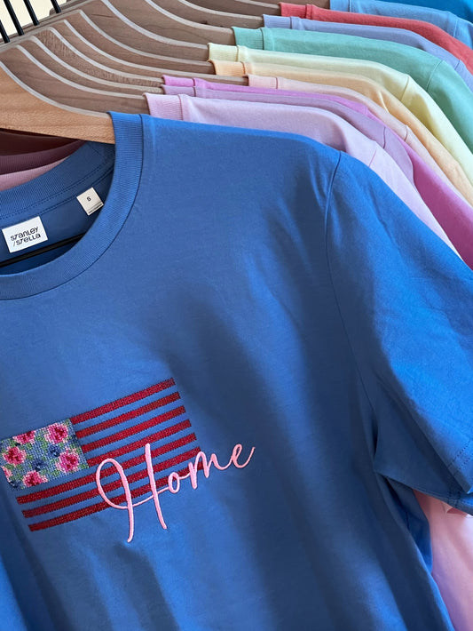Medium Blue Home T-Shirt - Unisex