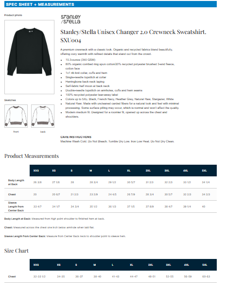 Inclusion Rainbow Embroidered Crewneck