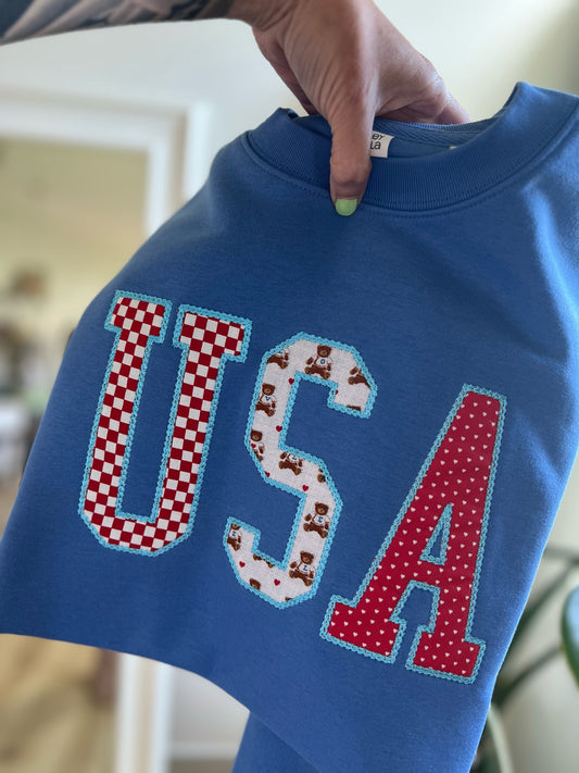 Small USA Crewneck