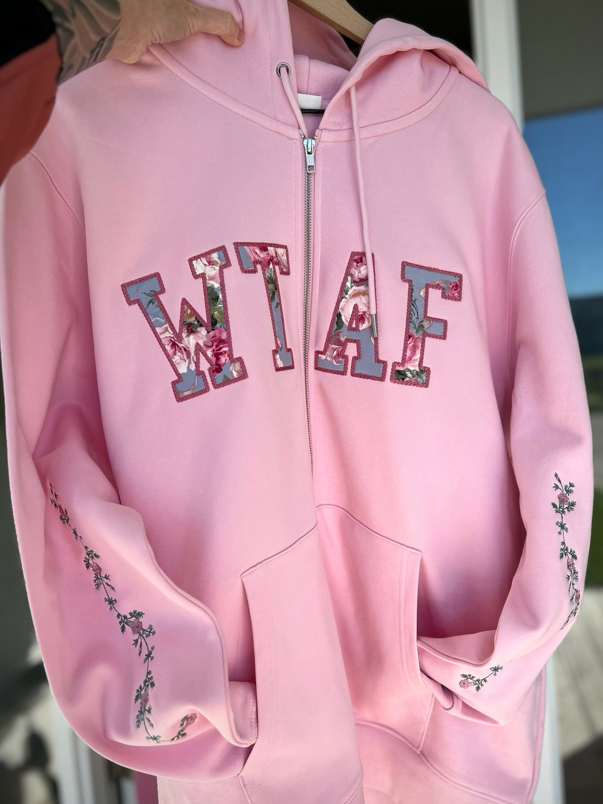 A Few Choice Letters | Zip-Up Hoodie With Split Design