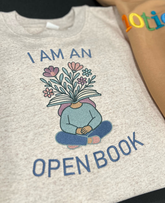 “I Am an Open Book” Crewneck