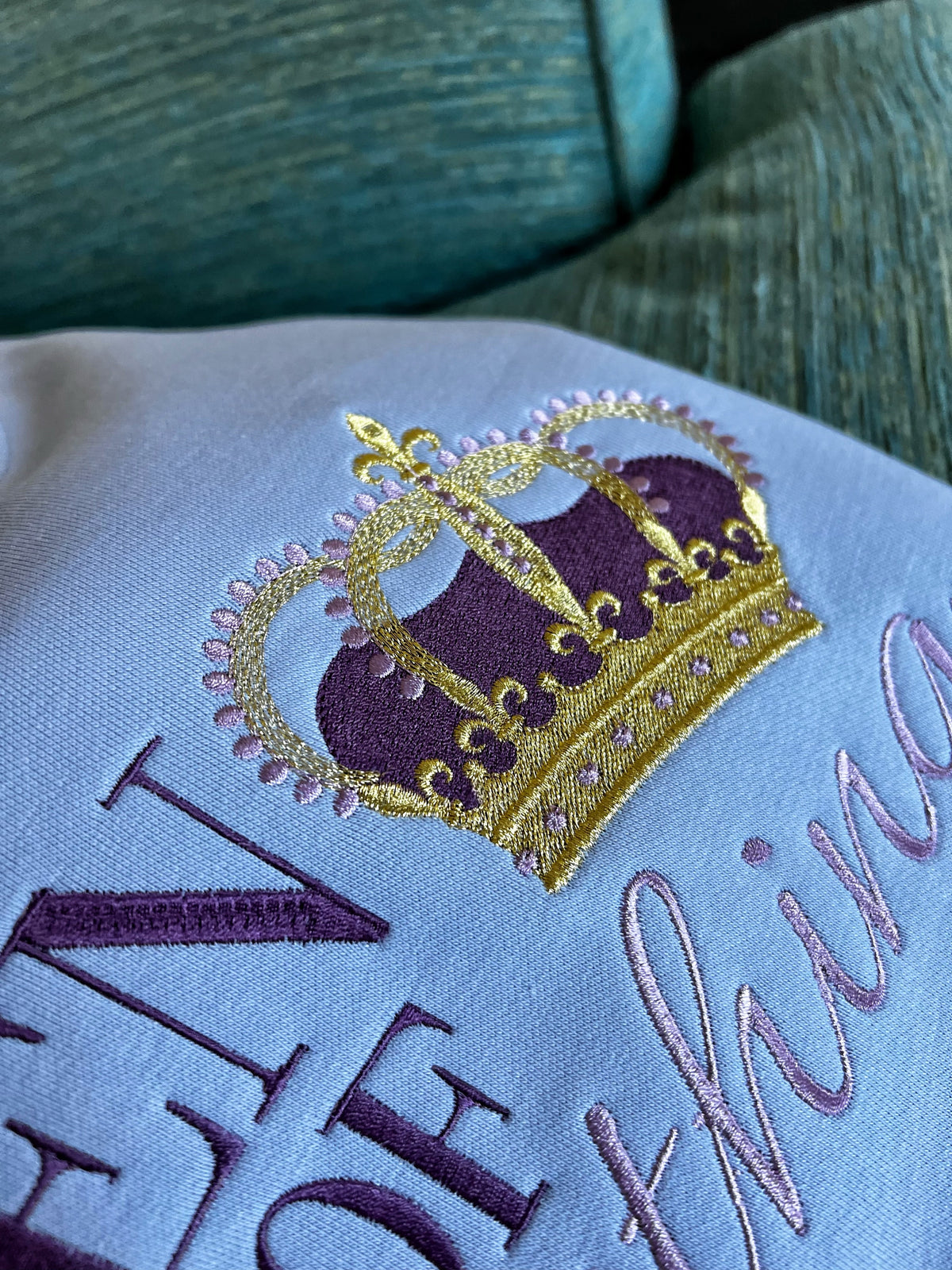 Delusions of Grandeur | Queen of Everything Embroidered Sweatshirt.