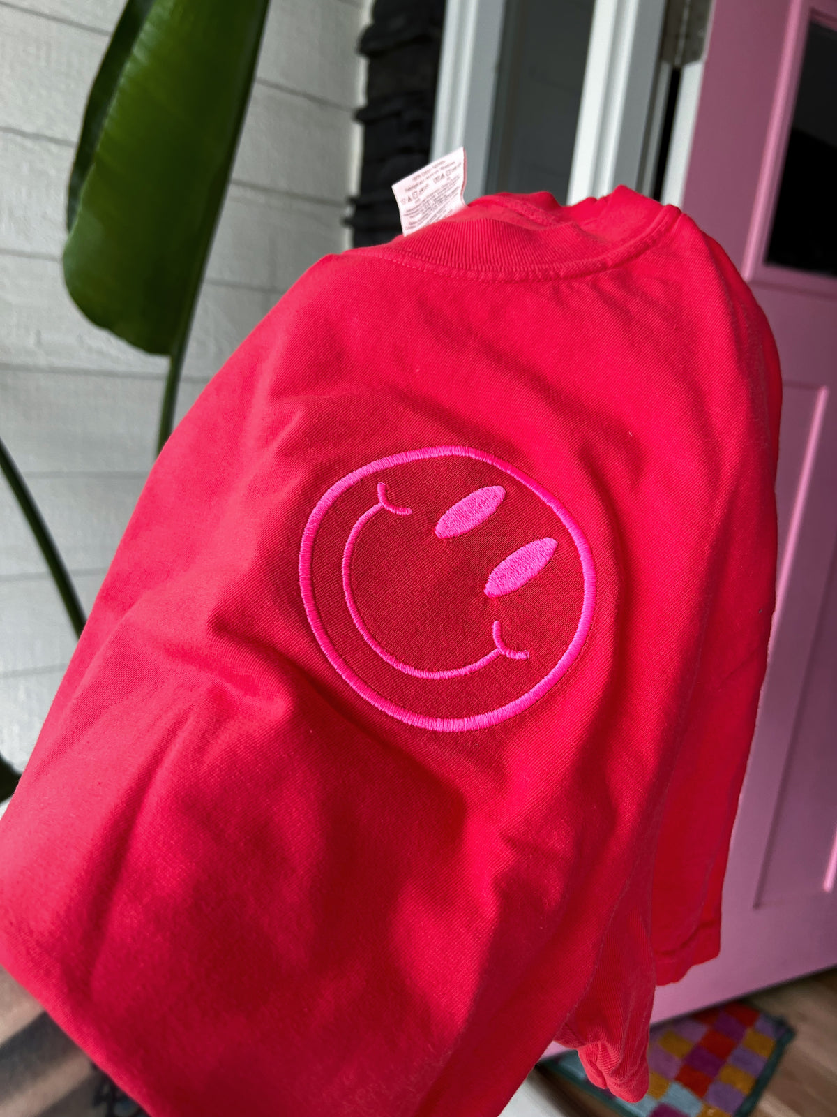 Smiley Comfort Colors Watermelon T-Shirt