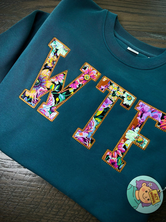 WTF Appliqué Crewneck