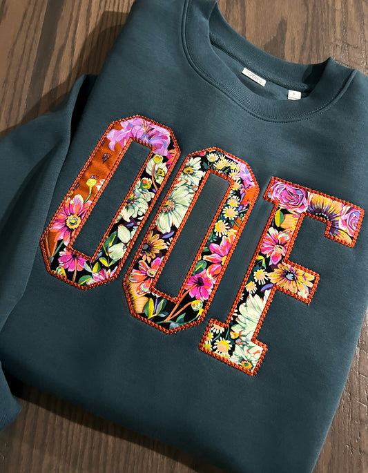 OOF Floral Appliqué