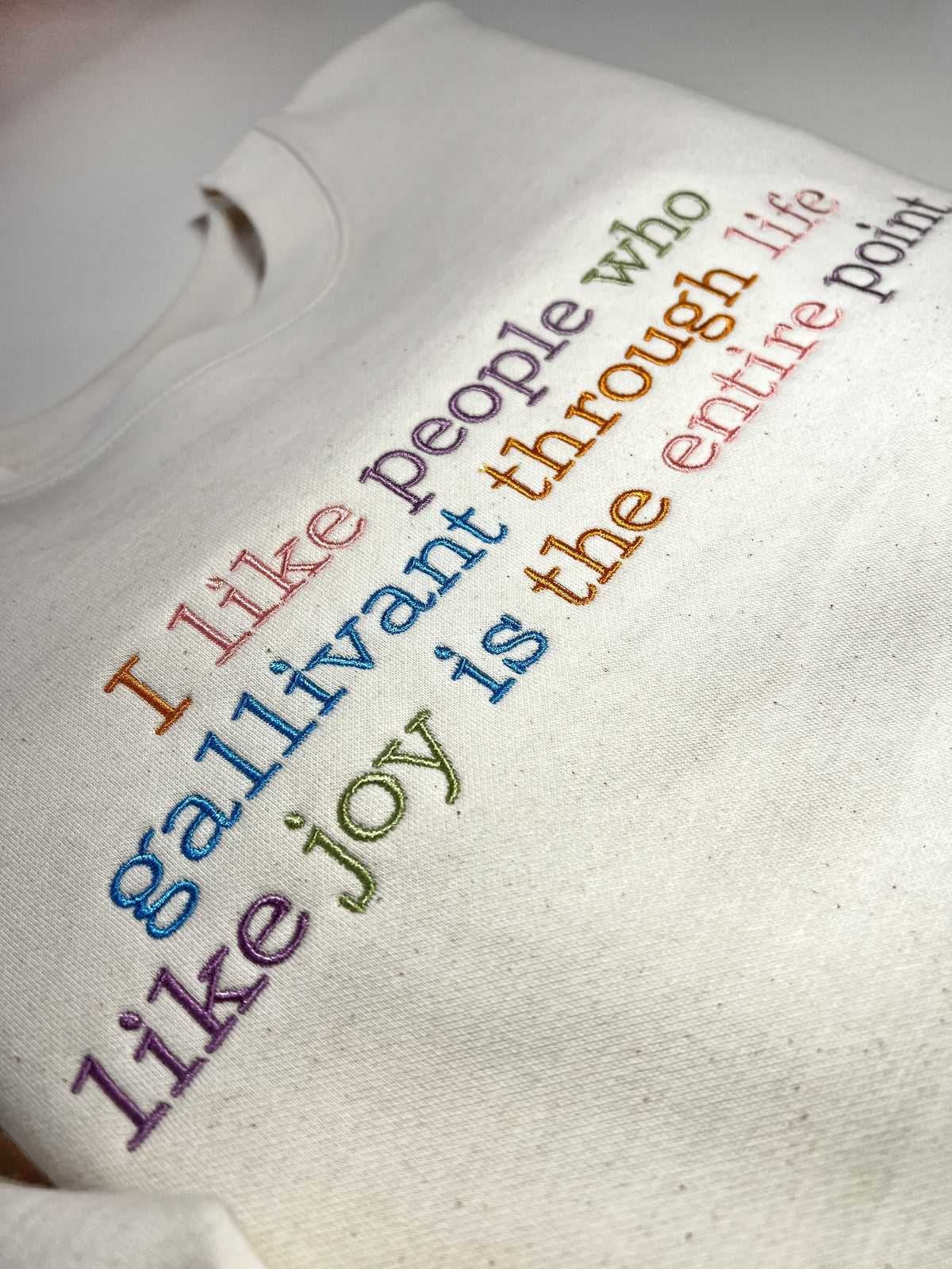 Gallivanting Joy Crewneck