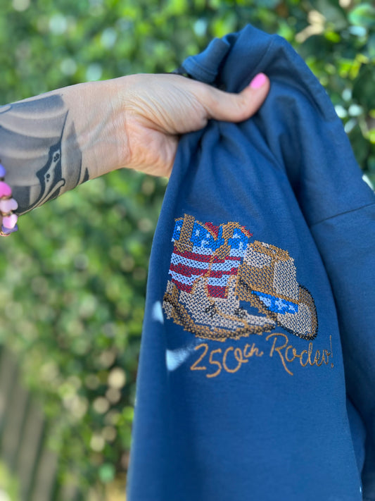 XS 250th Rodeo T-Shirt Unisex
