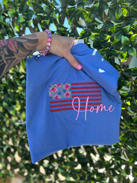 Medium Blue Home T-Shirt - Unisex