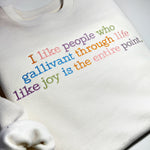 Gallivanting Joy Crewneck